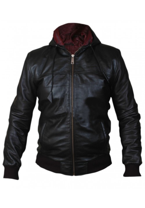 Men's Bomber Hoodie Jacket
